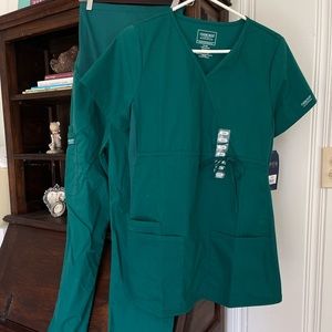 Hunter Green Maternity Scrubs